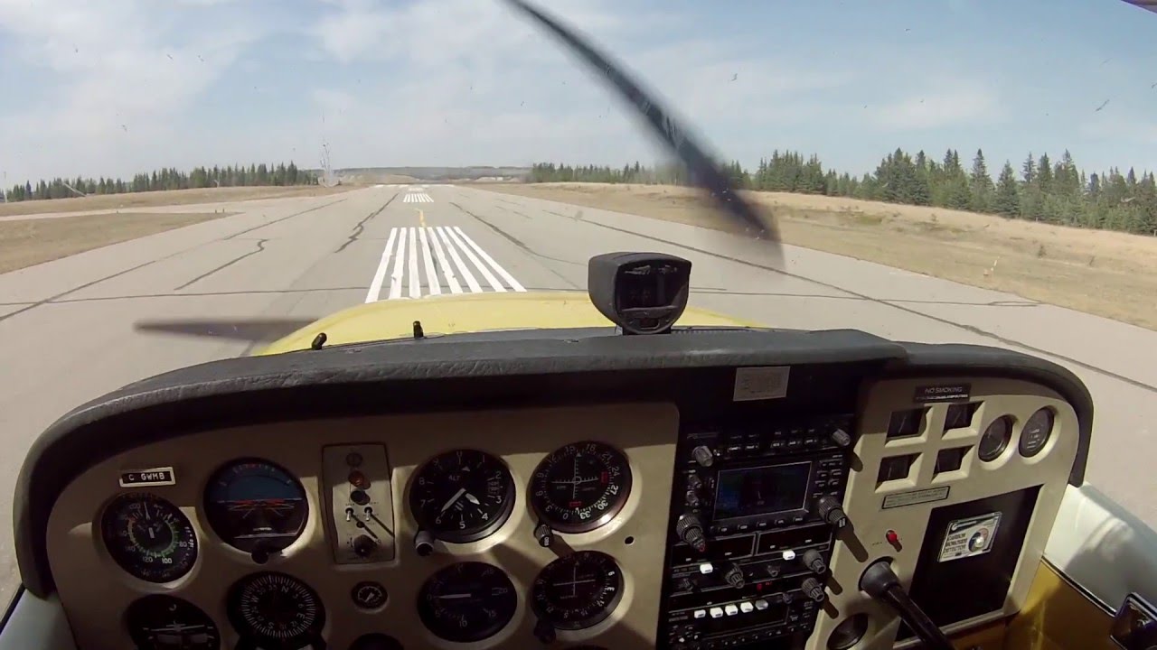 LANDING A SMALL PLANE!!! **with cockpit audio** (Cessna 172)