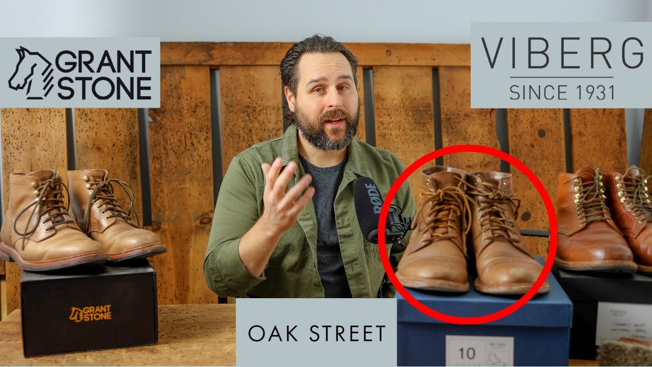Обновление ботинок с патиной! Viberg Natural Shell Cordovan, ботинки Grant Stone Diesel, ботинки ...