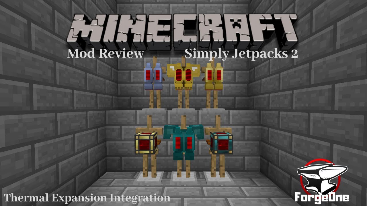Simply Jetpacks 2 - Thermal Expansion Integration - Minecraft Mod Review (1.12.2)