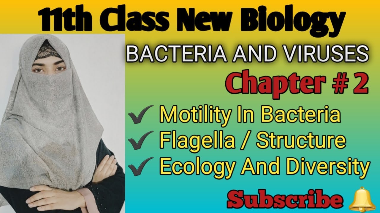 || 11 Class Biology Detail Lecture Chapter 2 || Motility In Bacteria | ( New Book 2025 )