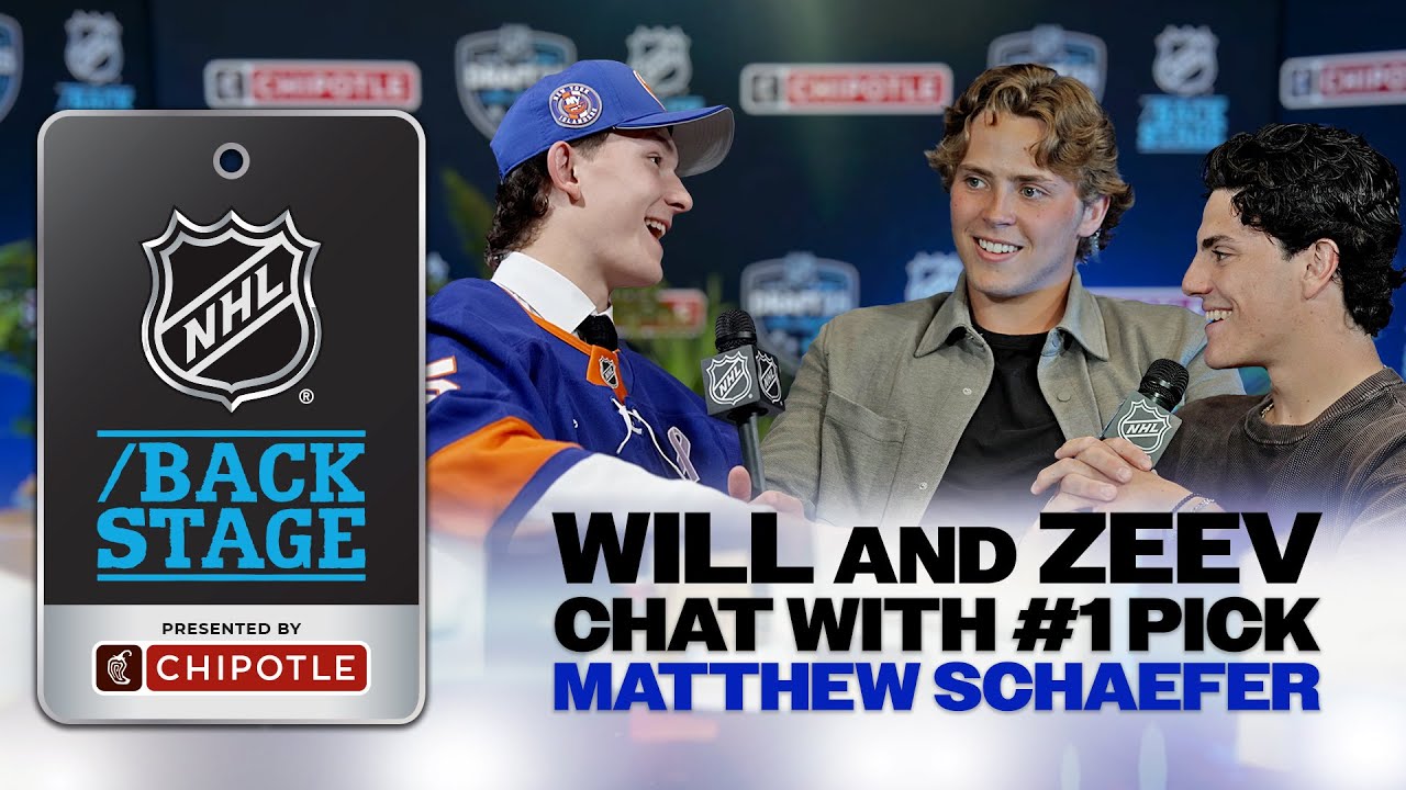 NHL Backstage with Will Smith and Zeev Buium Presented by Chipotle | 2025 NHL Draft LA