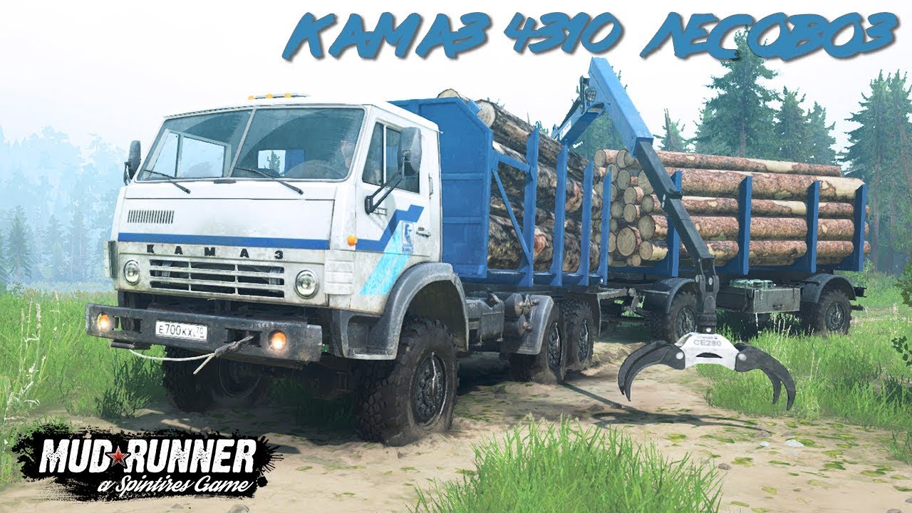 MudRunner - КамАЗ-4310 Лесовоз