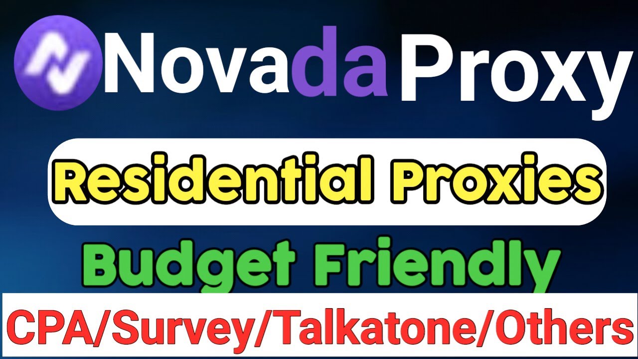Novada সেরা দামে Proxy কিনুন - best residential proxy server novada