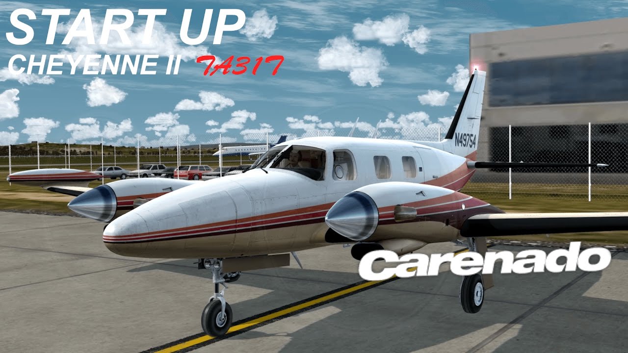 Start Up | Carenado PA31T Cheyenne II | Prepar3D V3 | 4k