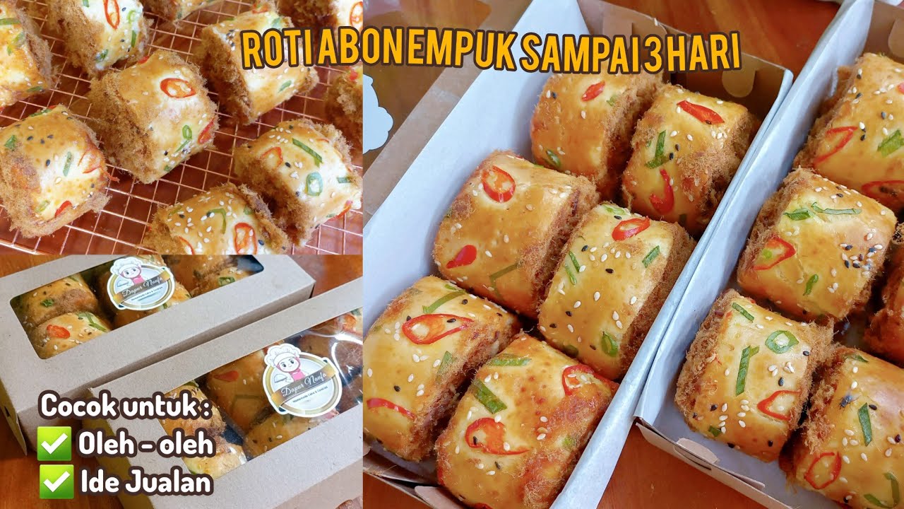 Pakai cara ini, ROTI ABON jadi super empuk & lembut.Cuma pakai 300 gr terigu jadi 2 box,layak jual‼️