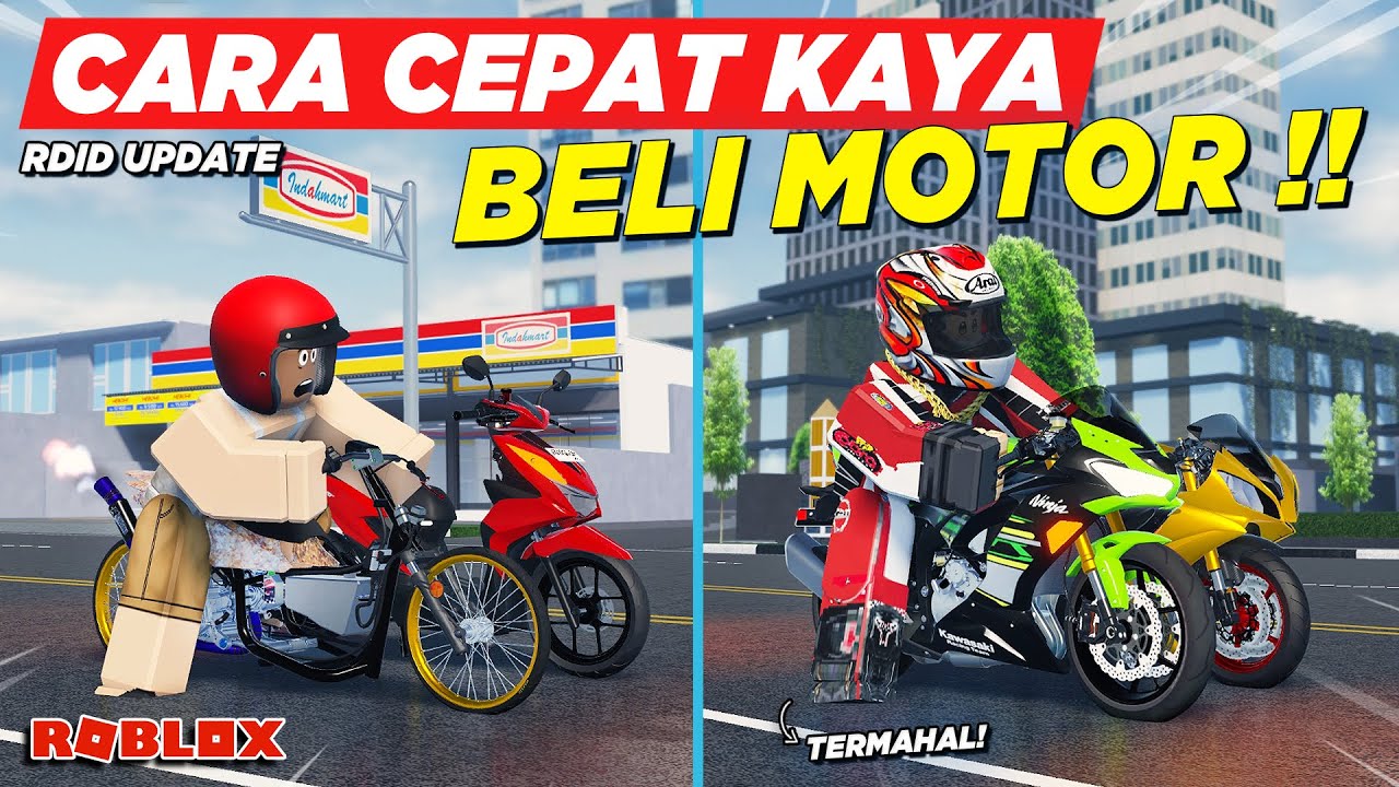 CARA CEPAT KAYA BELI MOTOR DRAG MODIFIKASI TERMAHAL NEMU ANOMALI !! REVIEW RDID UPDATE - Roblox