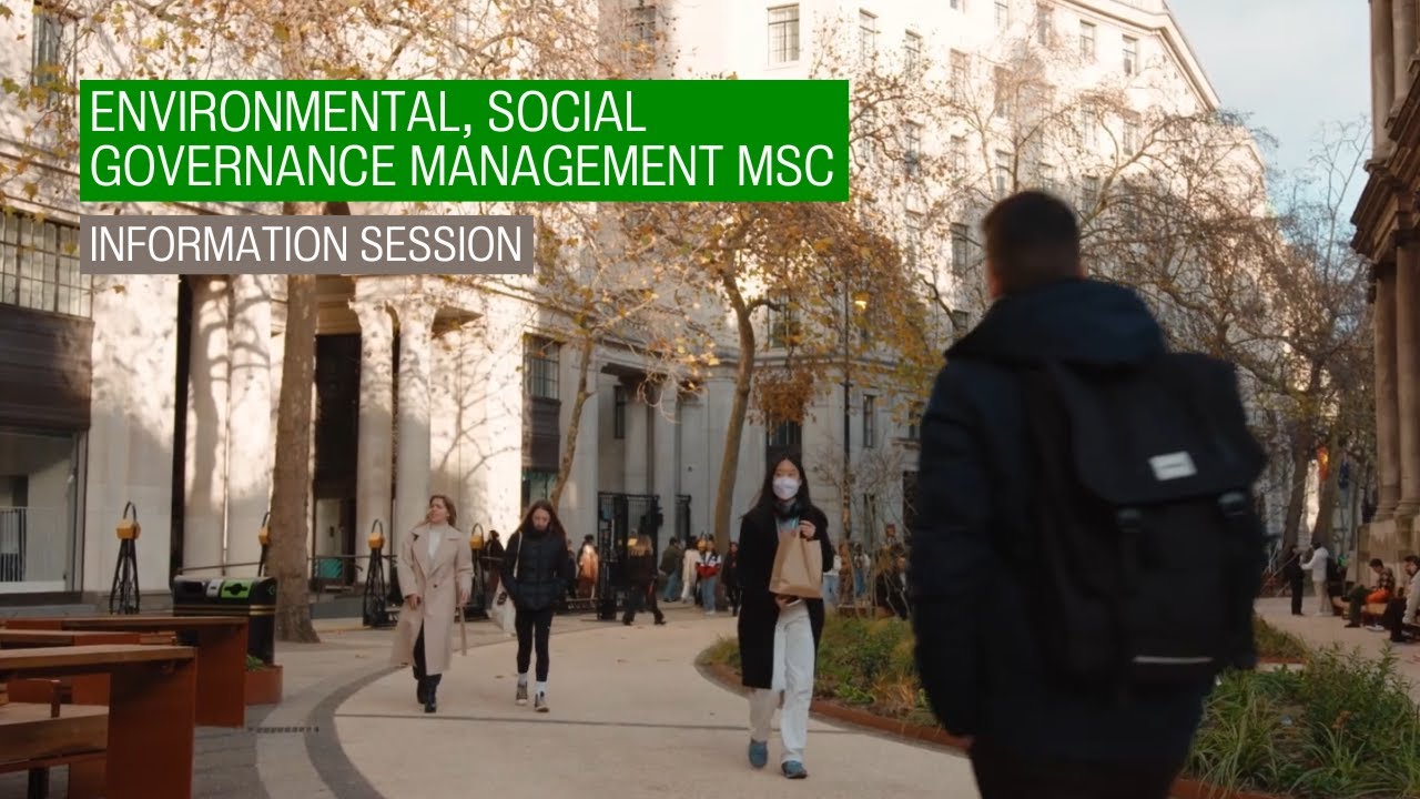 Environmental, Social, Governance (ESG) Management MSc - King's Business School