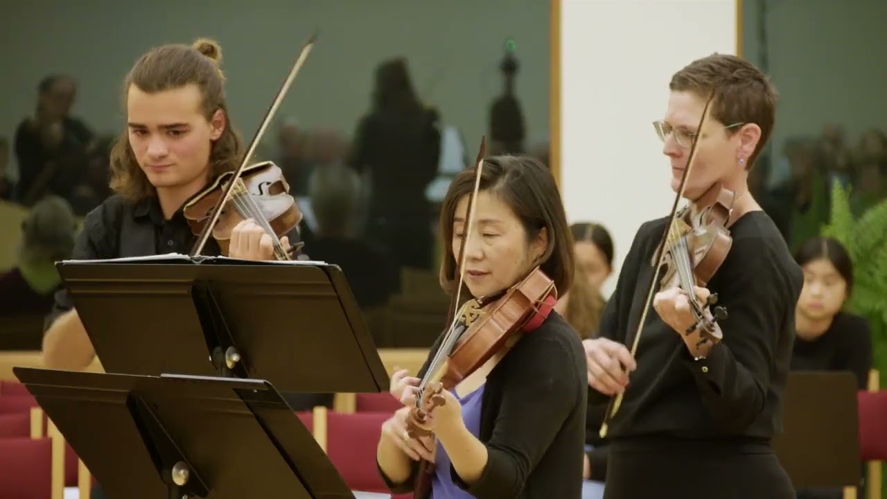 Madison Bach Musicians, Hasse Sinfonia G minor. Live performance, Holy Wisdom Monastery, Oct. 2023