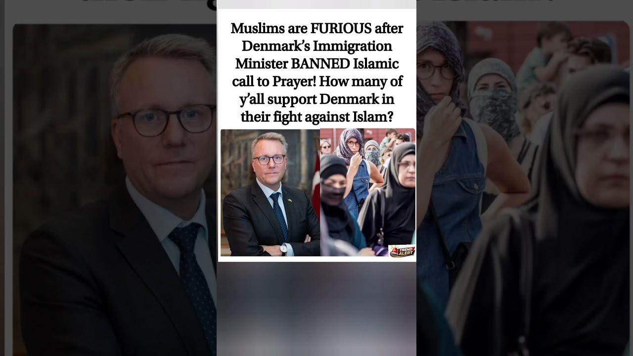 Denmark's prayer ban fuels global religious freedom discourse. 🕌⚖️🌍#danmark #breakingnews #america