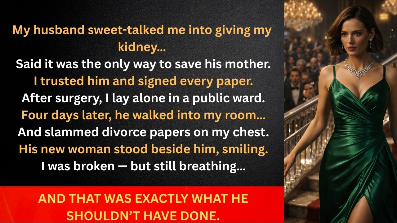 “While I Gave His Mom My Kidney, He Brought Another Woman.
