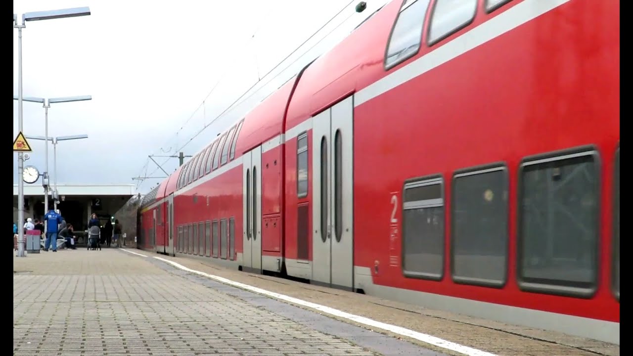 Lustige  Durchsage am Bahnhof Stuttgart-Bad Cannstatt und RE mit 146 209