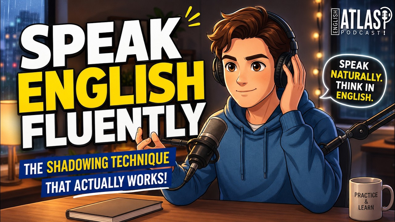 Shadowing Practice for English Fluency  Beginner to Advanced  Speak English Naturally