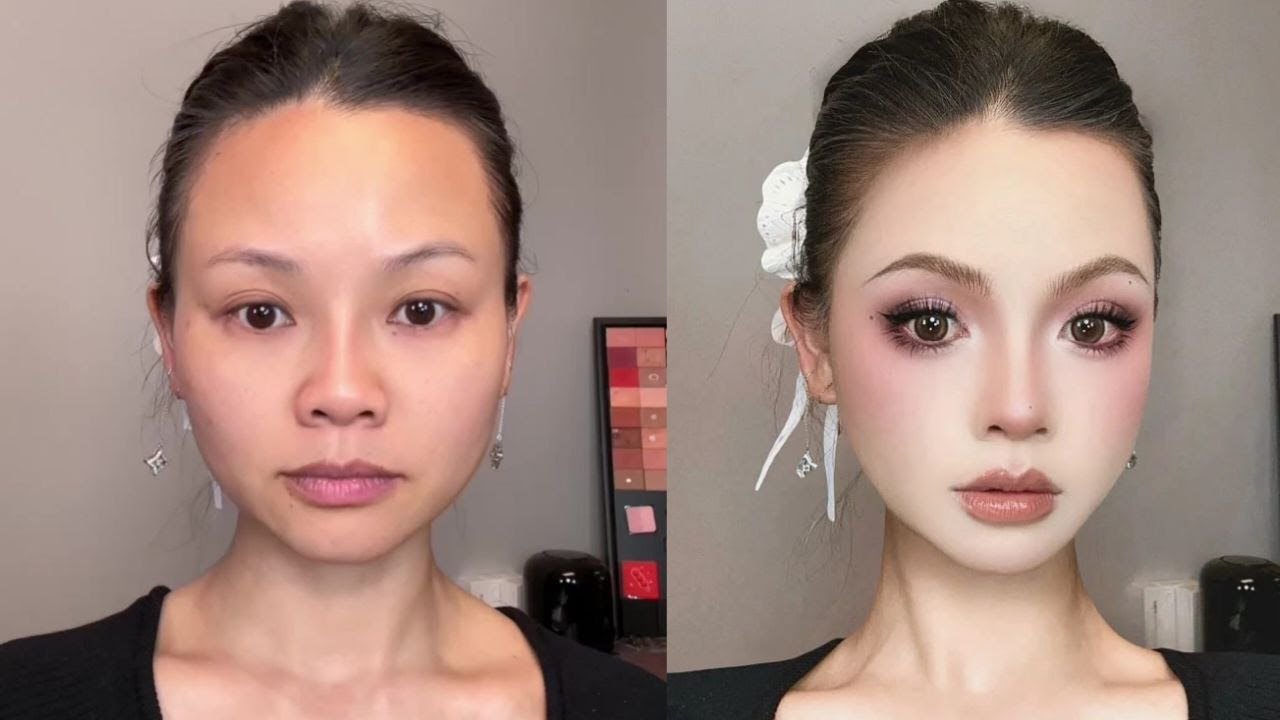 Unbelievable Makeup Transformation  Makeup Tutorial Every Day! Relaxing 1Hours