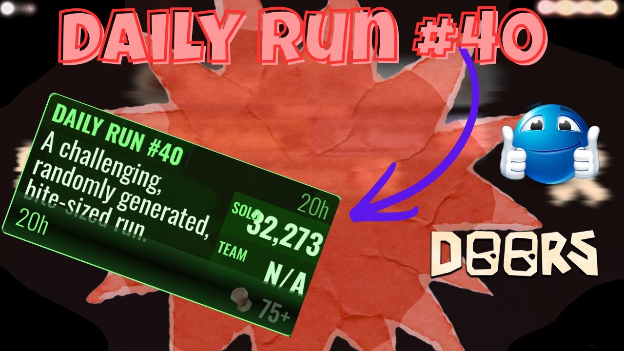 DOORS Daily Run #40 – Every Entity, Item & Rewards Shown