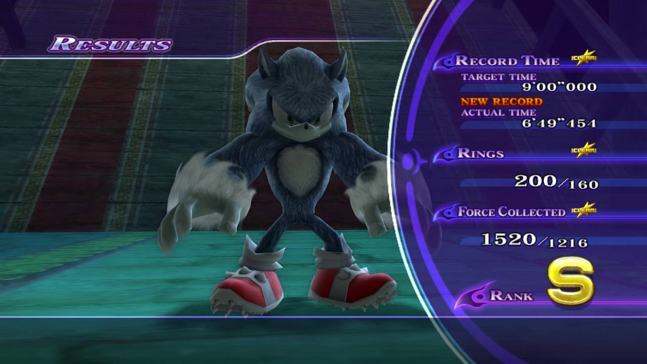 Sonic Unleashed (Wii) Chun-Nan Dragon Road Nighttime Stages