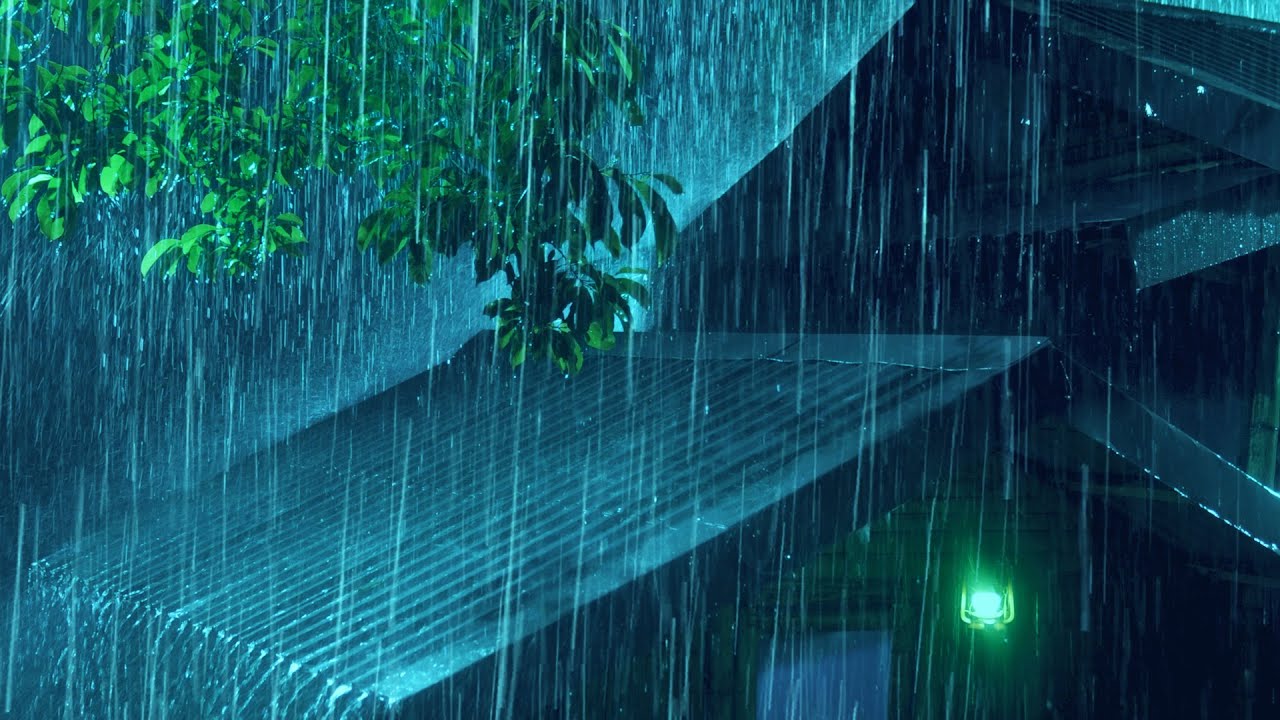 Sleep Instantly with Relaxing Heavy Rain Sounds – Release Anxiety, Calm Stress and Insomnia Relief