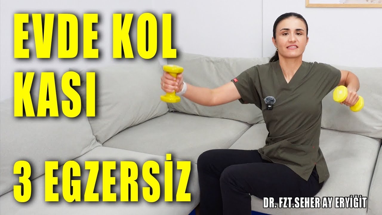 Evde Kol Kaslarını Çalıştır | Kanepede 3 Basit Egzersiz #aktifizyo #fizyoterapist