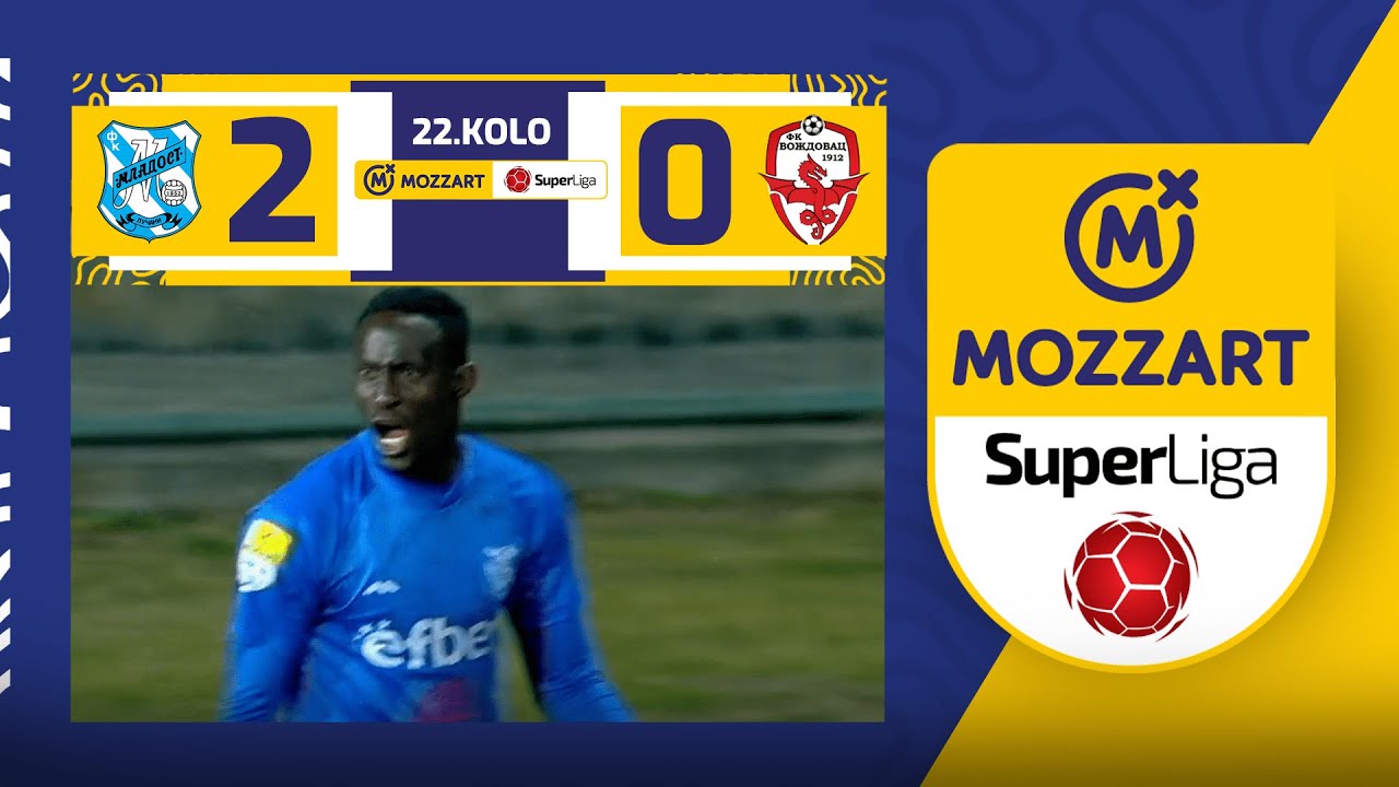Mozzart Bet Super liga 2023/24 - 22.kolo: MLADOST – VOŽDOVAC 2:0 (0:0)