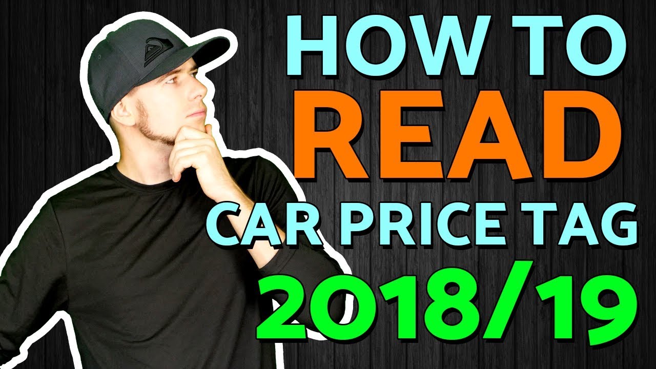 Monroney Sticker - How To Read CAR Price Tag (Ex-Car Salesman Tells ALL) | How to Buy a Car