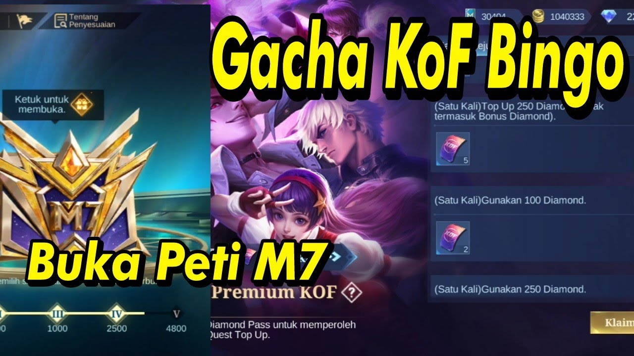 Gacha KoF Bingo! - Mobile Legend #mlbbidcreator 