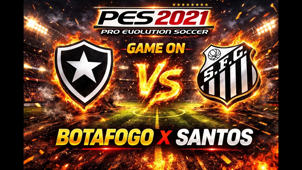 PES 2021 BOTAFOGO X SANTOS Master League!