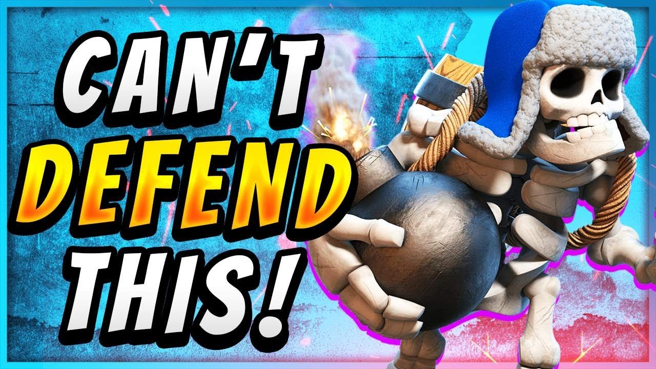 3 CROWN in 50 SECONDS! *NEW* GIANT SKELETON CLONE DECK &mdash; Clash Royale