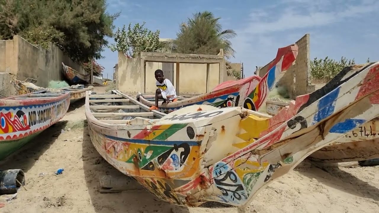 Senegal - SOMONE- vesnička, rybáři a trhy, na skok od hotelu - Senegal 4. díl