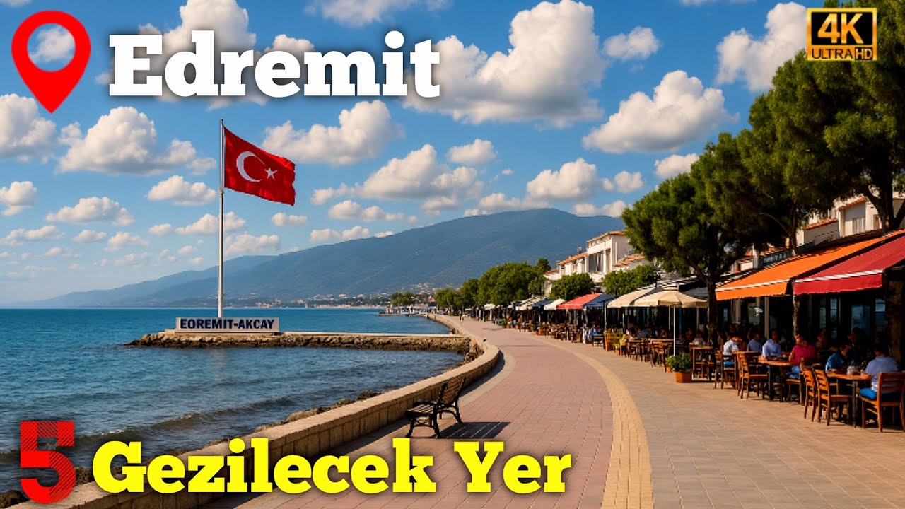 Edremit'de Mutlaka Gezmeniz Gereken 5 Harika Yer | Akçay Plajı, Altınkum Plajı, Kazdağları 4K (2025)