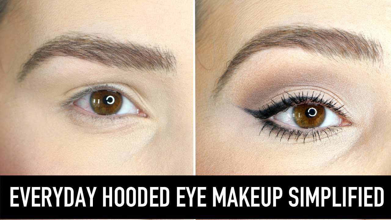Eye Makeup for Hooded Eyes - How to apply eyeshadow, liner, brows