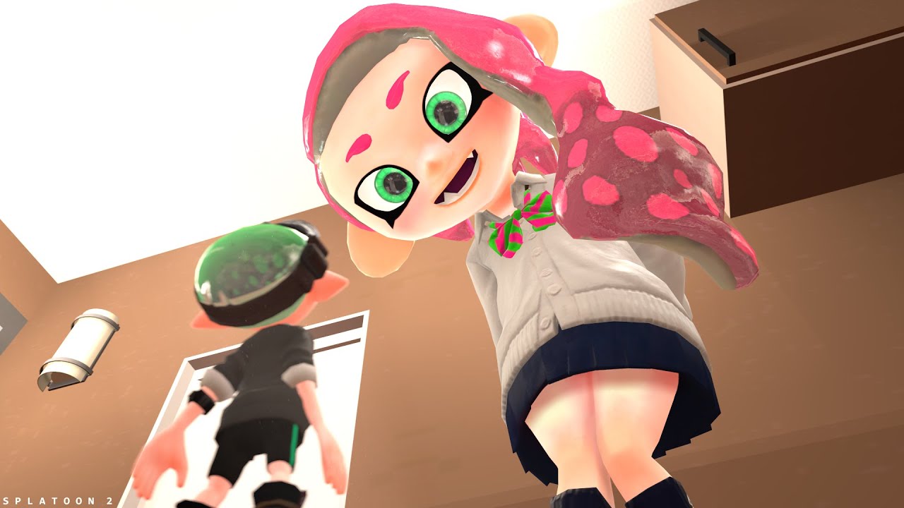 【ラブコメ】こんなに小さい体で 女子の部屋に泊ることになった結果…///【スプラトゥーン/SFM】(36)