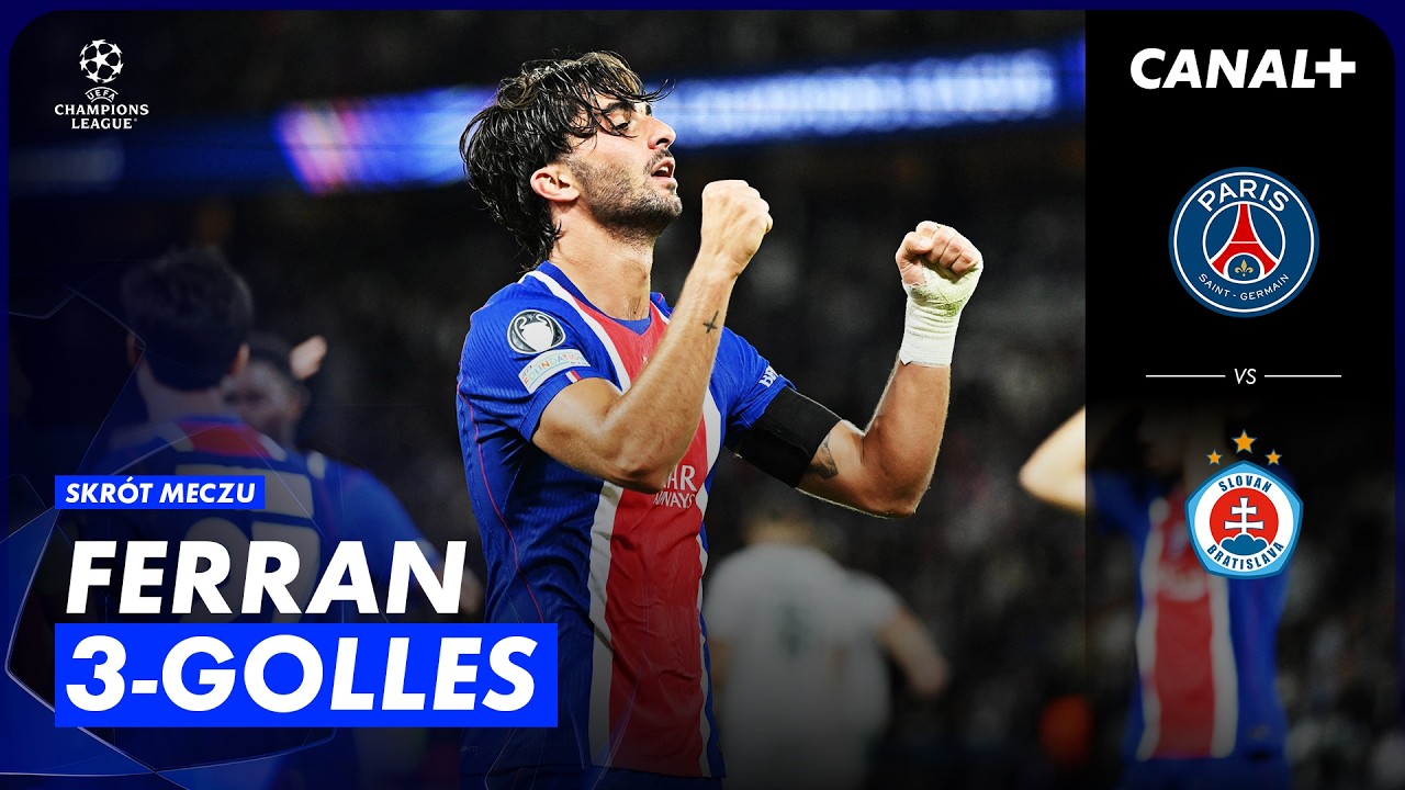 CO ZA POPIS OFENSYWY PARYŻAN! PSG - SLOVAN, SKR&Oacute;T MECZU