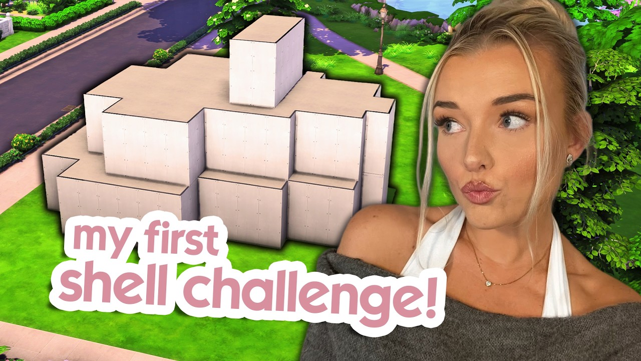 Мой первый челлендж &laquo;Шелл&raquo; | Скоростная постройка в The Sims 4