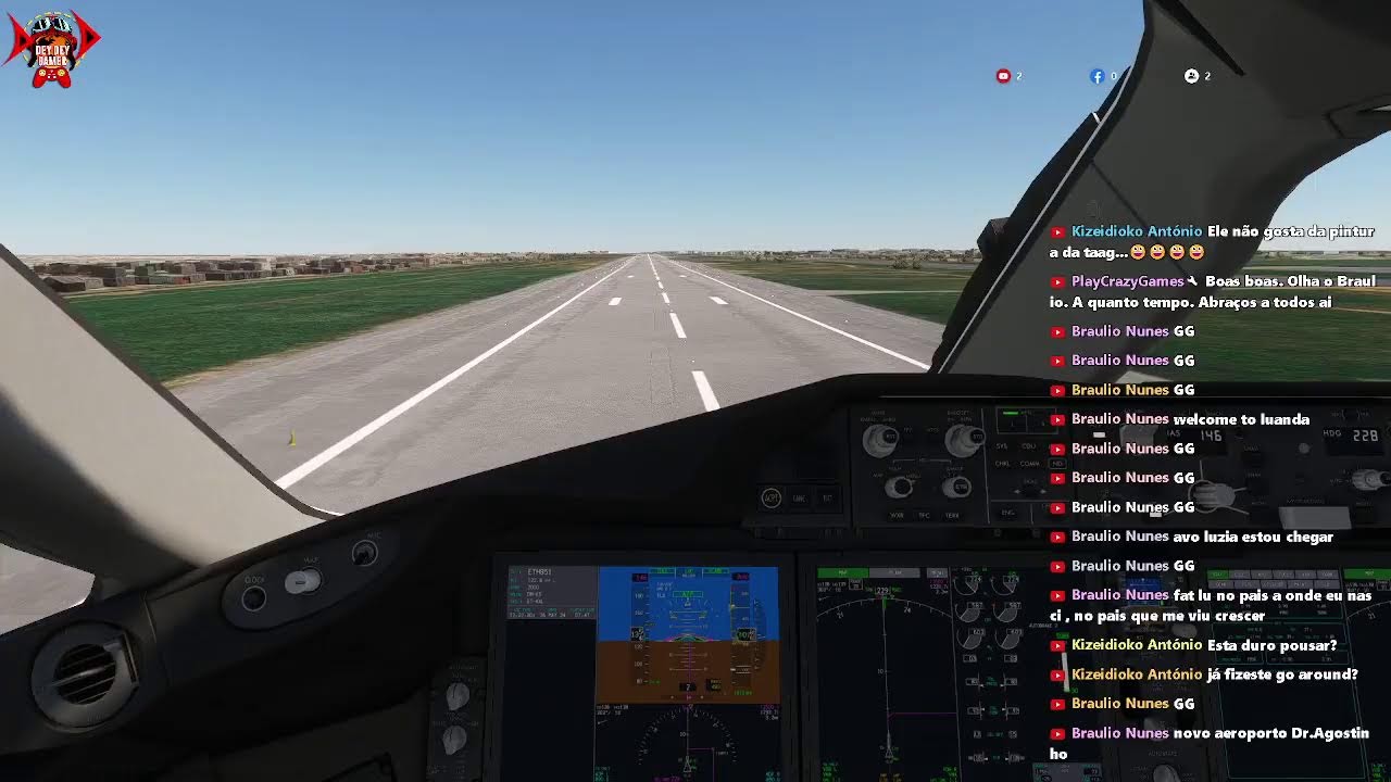 #microsoftflightsimulato chegando em  #Dubai#Luanda  #vatsim