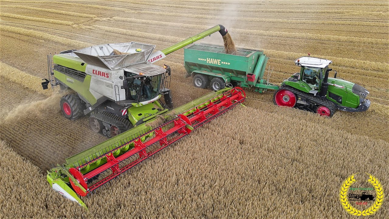 Claas Lexion 8900 TT / Getreideernte 2020 / Fendt 943 Vario MT Raupe / 2 X HAWE ULW / LKW