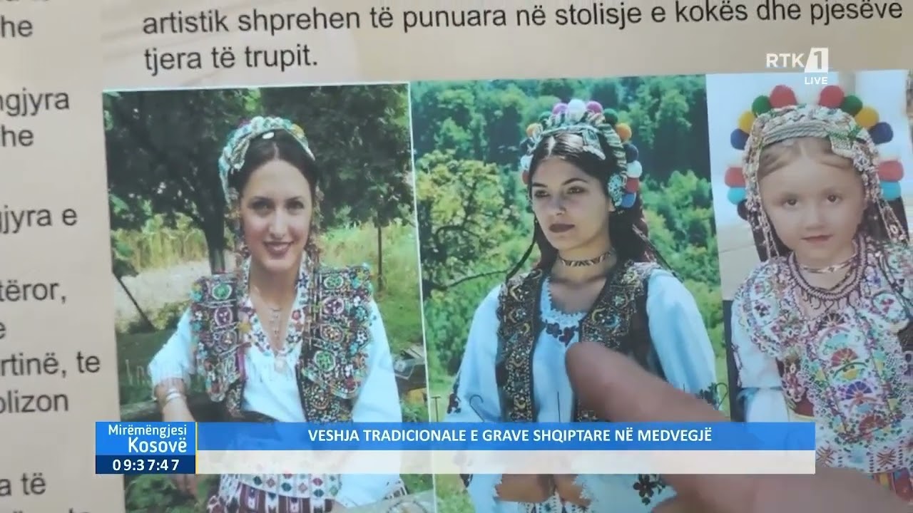 Veshja tradicionale e grave shqiptare në Medvegjë - Mirëmëngjesi  Kosovë 19.10.2023