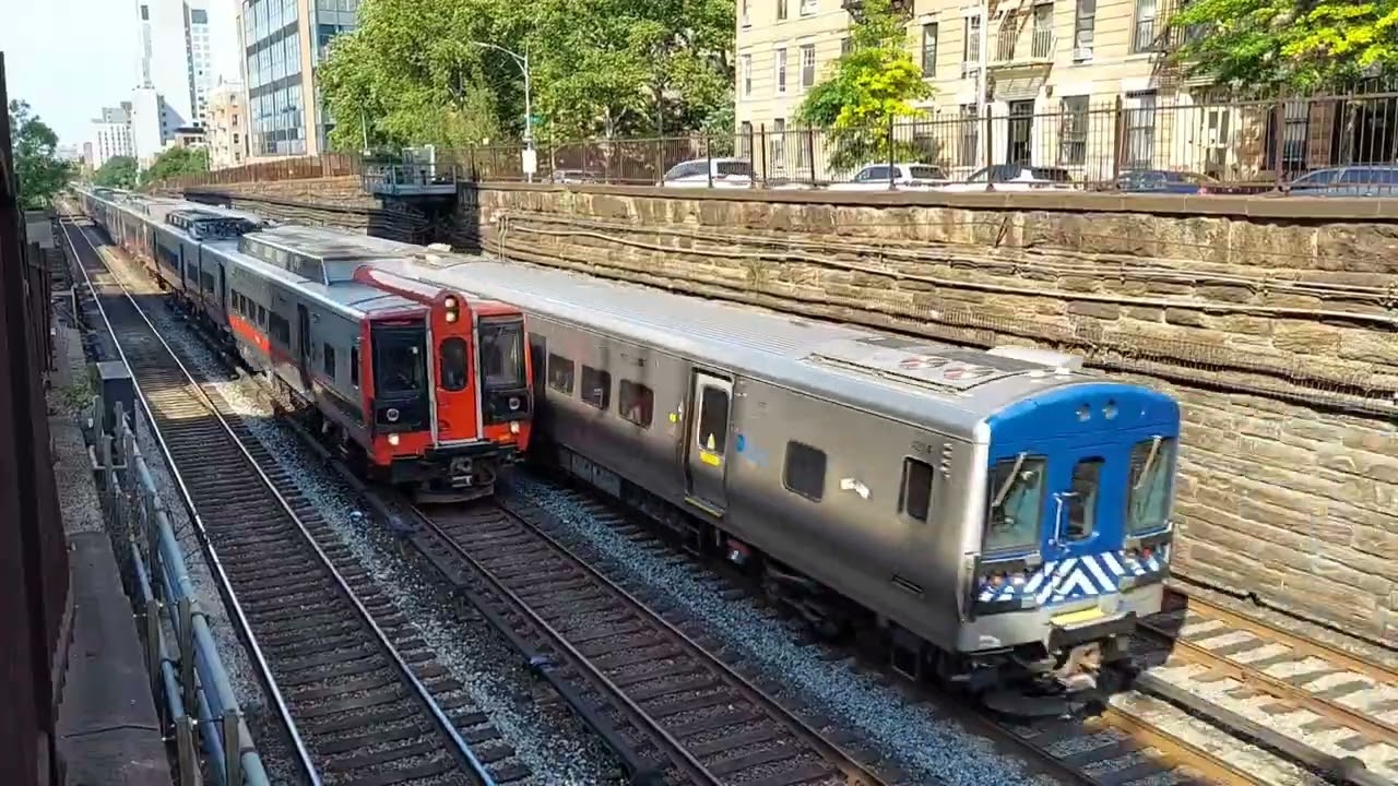 24 Trains in 27 Minutes - MTA MetroNorth RR - Park Ave Tunnel Portal