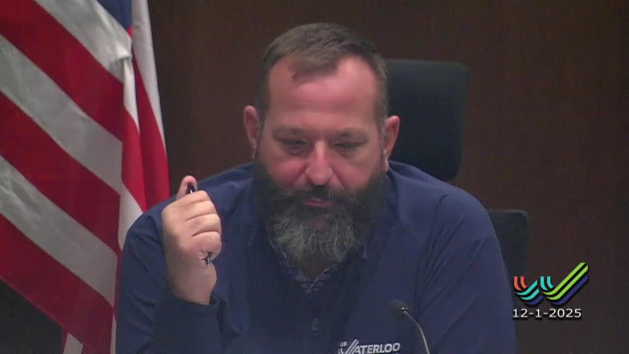 City of Waterloo Council Work Session & Finance Committee meeting - Monday, December 1, 2025