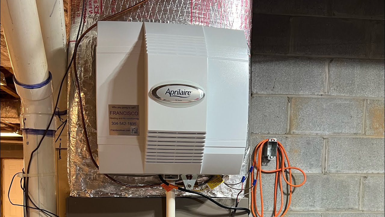Aprilaire 700A humidifier install #hvaclife #hvactech #hvac