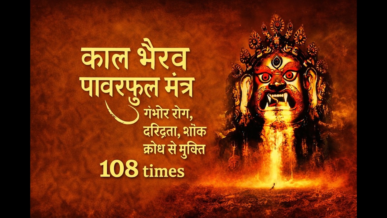 Kaal Bhairav Ashtakam With Lyrics | कालभैरवाष्टकम्  I Most Powerful Mantra of Kaal Bhairav