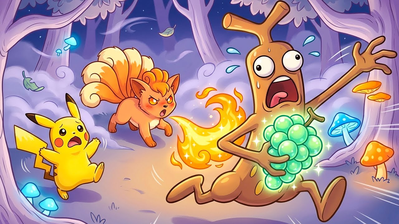 Pikachu and the Grapes of Vulpix | Pokémon Bedtime Story for Kids | Calming Sleep Story