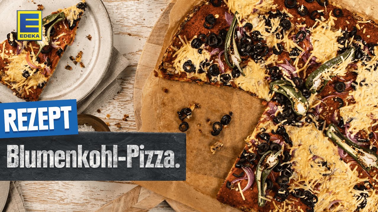 Blumenkohl-Pizza | Leckere Low Carb-Alternative zum Klassiker