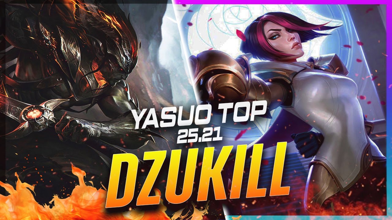 Dzukill - Yasuo vs Fiora TOP Patch 25.21 - Yasuo Gameplay