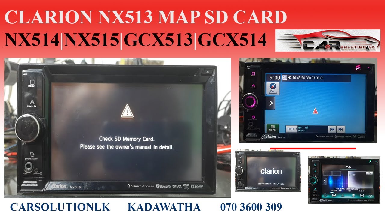 CLARION NX513 PLAYER | CLARION | NX514,NX515,GCX513,GCX514 | CARSOLUTIONLK