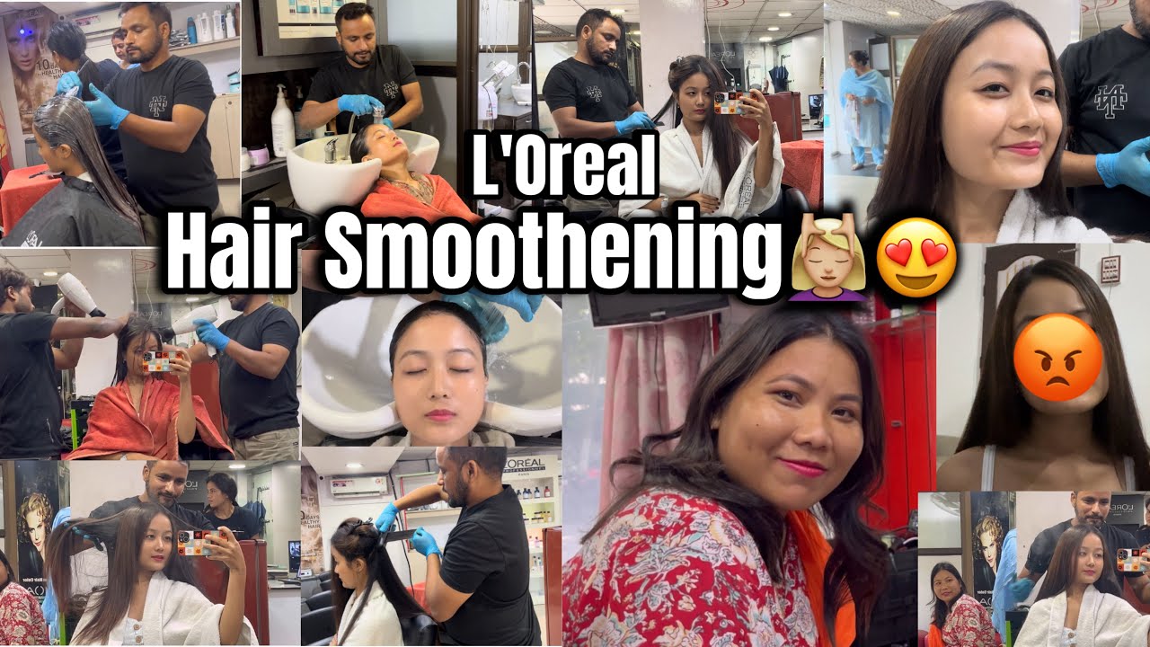 Loreal (Bongaigaon) ao Hair Smoothening Treatment klmjabai 💆🏼‍♀️😍Lama Soseyaonw Mood Garji klmbai 🤬