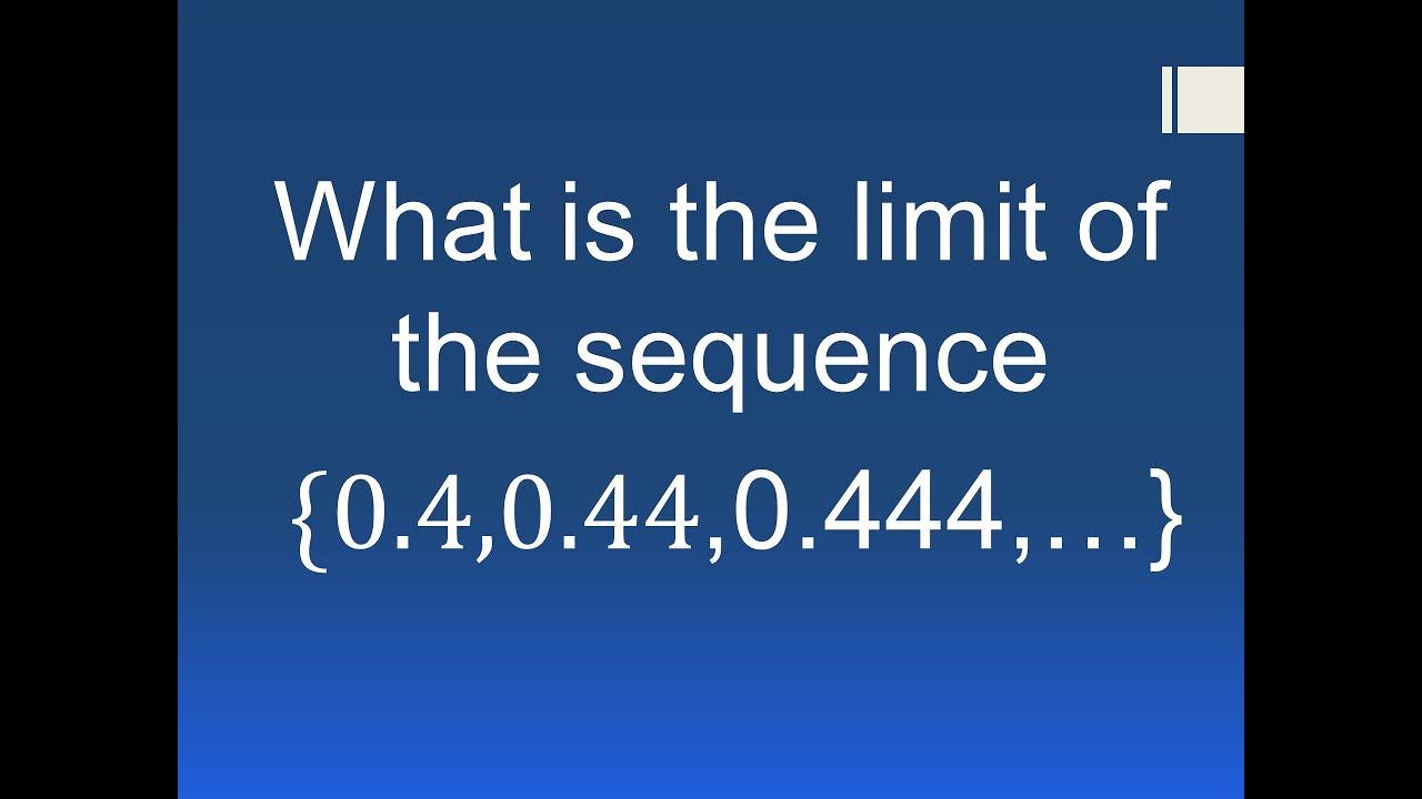 Limit of a sequence|Convergent sequence#realanalysis #bscmaths #convergentsequence