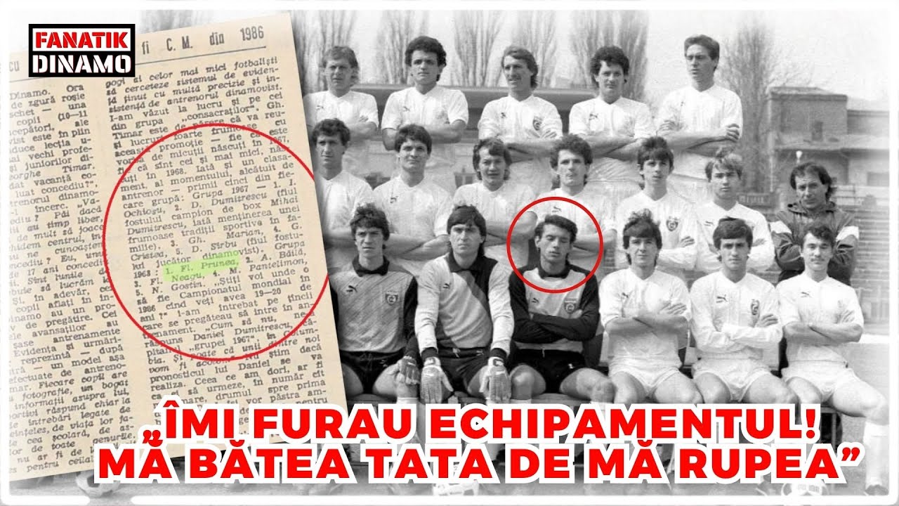 Florin Prunea, VEDETA in presa din Romania la 10 ani. AMINTIRI FABULOASE de la DEBUTUL la Dinamo