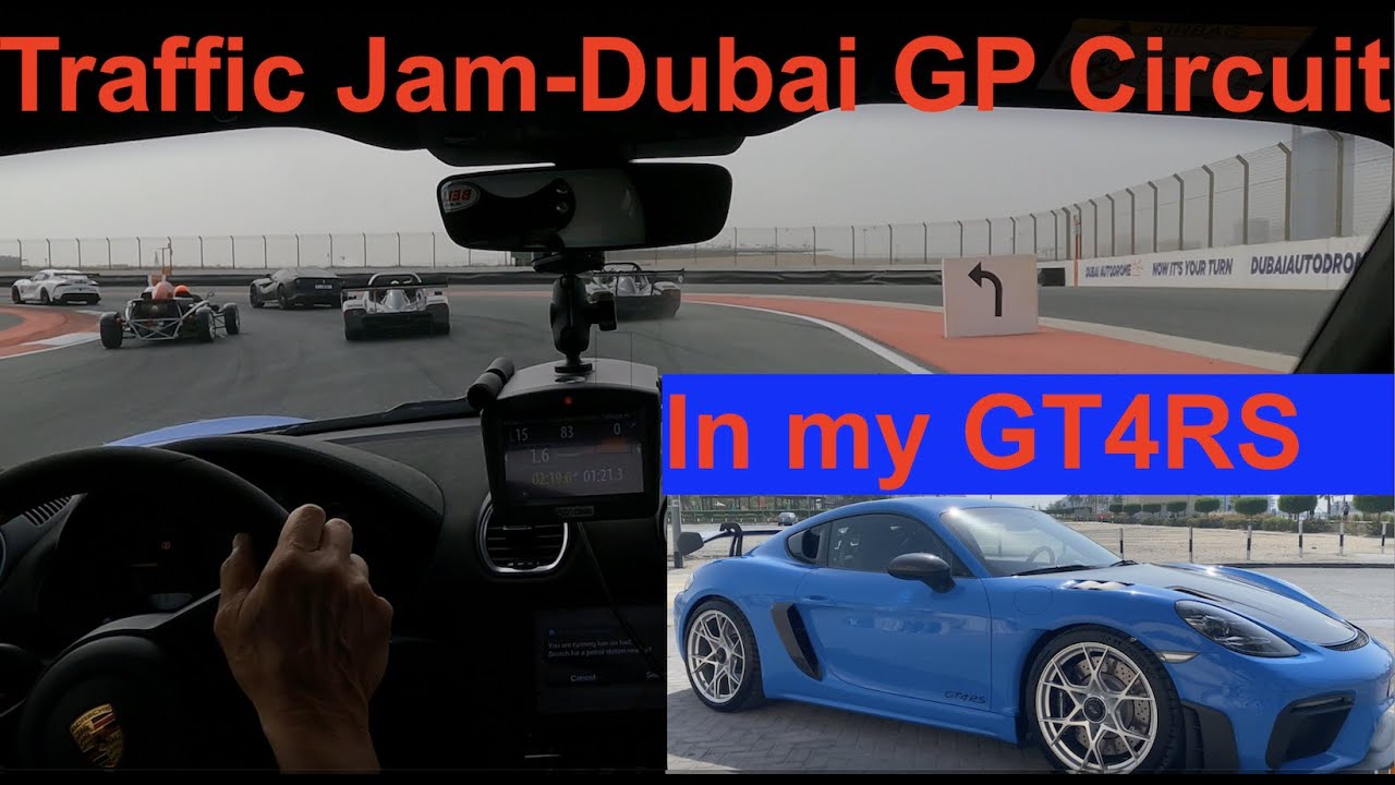 GT4RS - Track Day - Traffic Jam on Dubai Autodrome GP Circuit