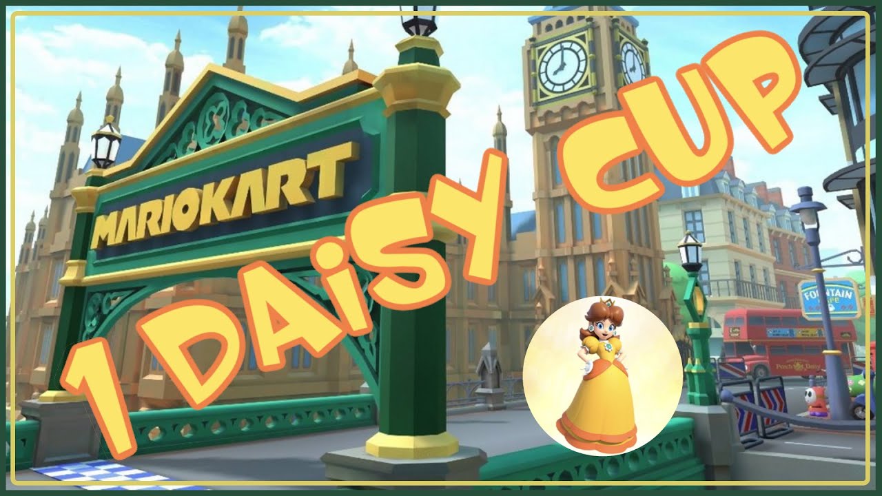DAISY CUP (1) London Tour: Mario Kart Tour - with a TIME TRIAL - First Run Gameplay