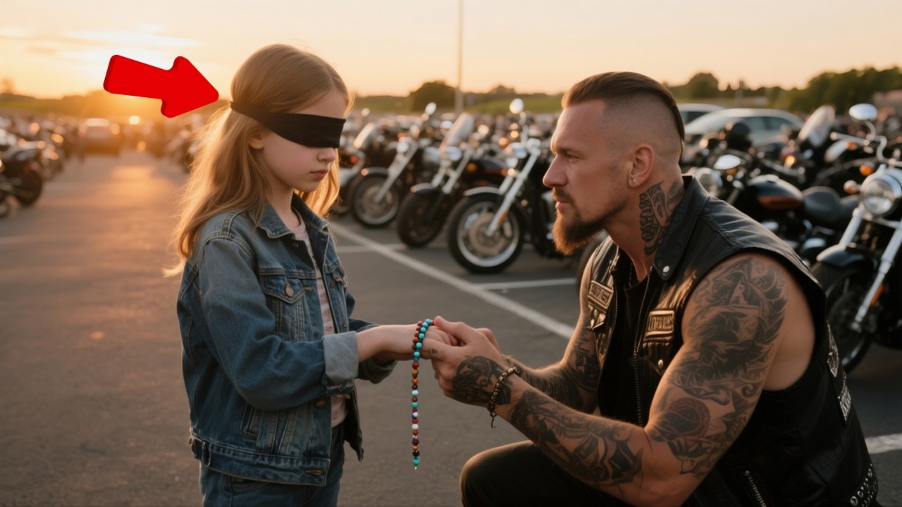 Blind Teen’s Handmade Bracelet Touched the Biker Leader — What He Did Next Shocked Everyone