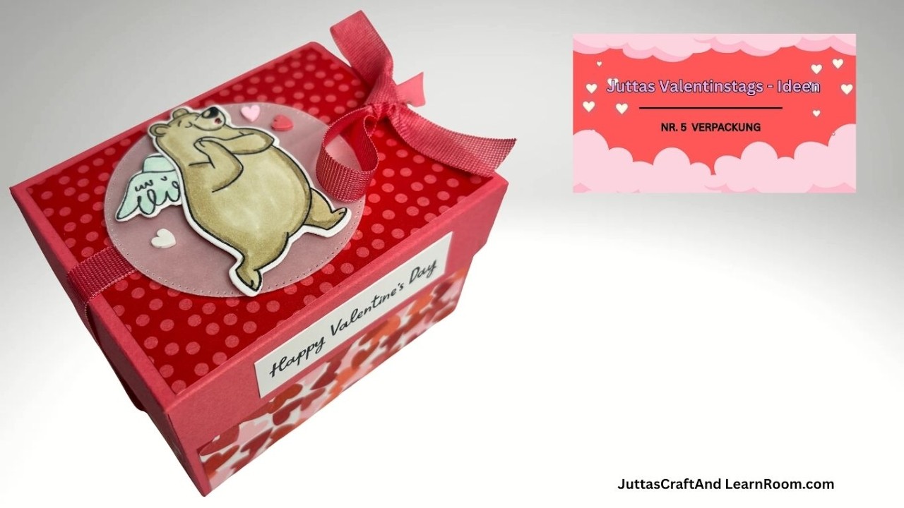 Stampin’ Up! Valentinstag basteln 💝 Süßeste Verpackung mit Valentine Kisses | Replay